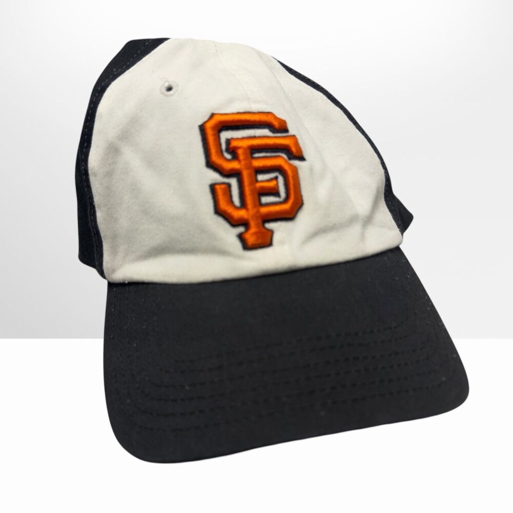 San Francisco Giants Fan Favorite BeltBack Hat Black White MLB Baseball Cap